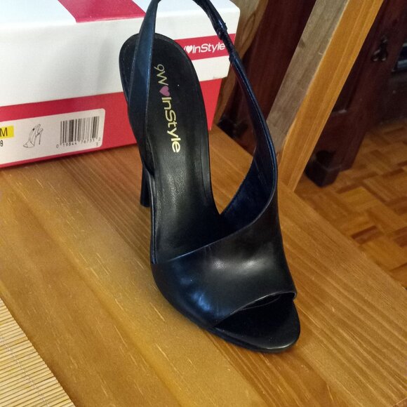 Sandal Black Heels 5.5 Nine West - Picture 3 of 7